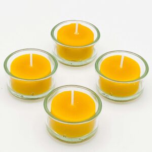 Bienenwachsteelicht im original WECK-Teelichthalter